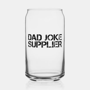 Leverancier van Vadergrappen Funny Father's Day Blikvorm Glas