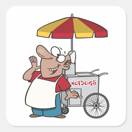 Leverancier van warmtekrachtkoppeling vierkante sticker (Voorkant)