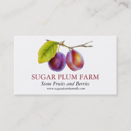 Leveranciers van boerderijen van pruimsteenvruchte visitekaartje