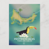 Leveranciersturks en caicos briefkaart (Voorkant)