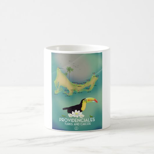 Leveranciersturks en caicos magische mok (Center)