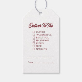 Leveren aan de cadeaulabel