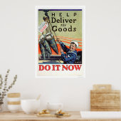 Leveren van goederen - marine (US02293) Poster (Keuken)