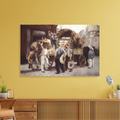 Leverend meel, 1885 canvas afdruk (Insitu (Woonkamer))