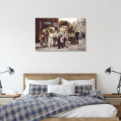 Leverend meel, 1885 canvas afdruk (Insitu (Slaapkamer))