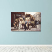 Leverend meel, 1885 canvas afdruk (Insitu (Houten vloer))