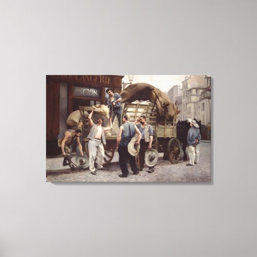 Leverend meel, 1885 canvas afdruk (Voorkant)