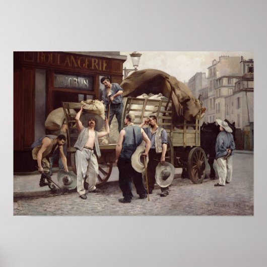 Leverend meel, 1885 poster (Voorkant)