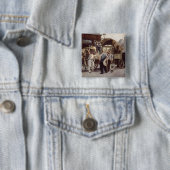 Leverend meel, 1885 vierkante button 5,1 cm (In situ)
