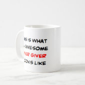 Levergever, geweldige koffiemok (Voorkant links)