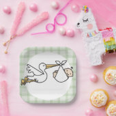 Levering Baby winkel Papieren Bordje (Feest)