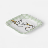 Levering Baby winkel Papieren Bordje (Gebogen)