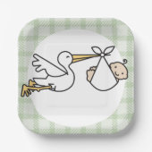 Levering Baby winkel Papieren Bordje (Voorkant)