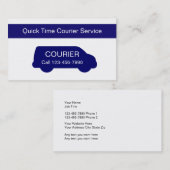 Levering en koeriersdienst visitekaartje (Voorkant / Achterkant)