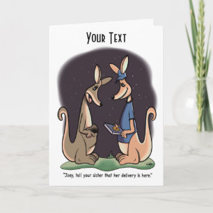 Levering Gevouwen Wenskaart Kaart