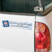 Levering op 6 dagen bumpersticker (Op Truck)