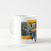 LEVERING PIZZA! Koffiekreeften Koffiemok (Voorkant links)