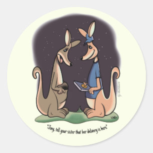 Levering Ronde Sticker