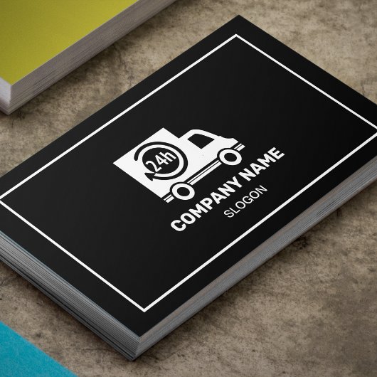 Levering Snel Modern Zwart-wit Professional Visitekaartje