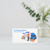Levering Truck Services | Pakketstuurprogramma Visitekaartje (Staand voorkant)