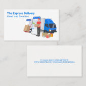 Levering Truck Services | Pakketstuurprogramma Visitekaartje (Voorkant / Achterkant)