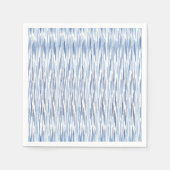 Levering van blauwe en witte scheepvaartmaatschapp servet (Voorkant)