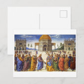 Levering van de sleutels | Pietro Perugino | Briefkaart (Voorkant / Achterkant)