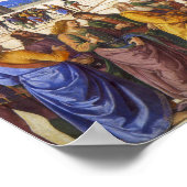 Levering van de sleutels | Pietro Perugino | Poster (Hoek)
