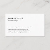 levering van levensmiddelen | boerenmarkt | QR-cod Visitekaartje (Achterkant)