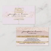 Levering van Paarse taart bakkerij dessert Visitekaartje (Voorkant / Achterkant)