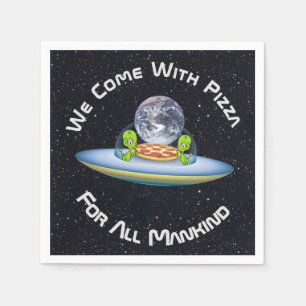  levering van UFO-Pizza Servet