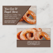 Levering van verpakkingsafval voor winkel visitekaartje (Voorkant / Achterkant)