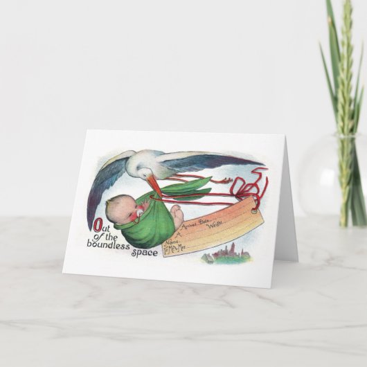 levering via ooievaar aankondiging (Voorkant)