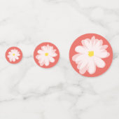 Leveringen van de Turquoise- en koraalbloemigingen Confetti (Voorkanten)