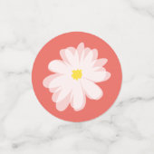 Leveringen van de Turquoise- en koraalbloemigingen Confetti (Kleine voorkant)