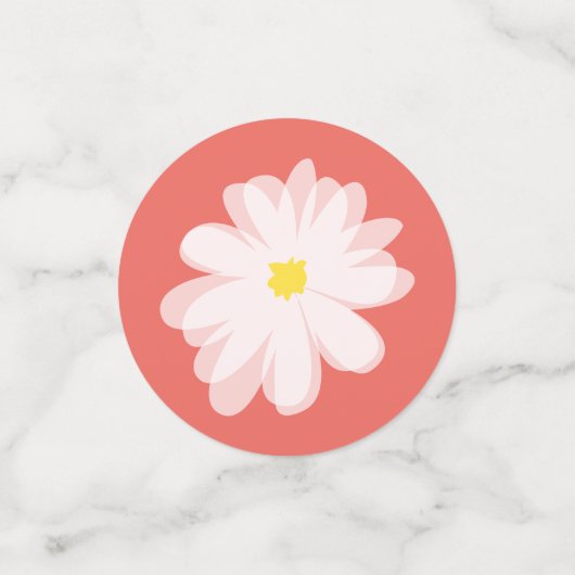 Leveringen van de Turquoise- en koraalbloemigingen Confetti (Kleine voorkant)