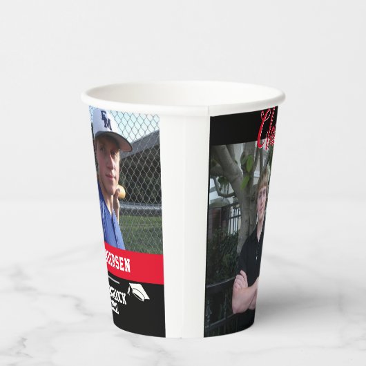 Leveringen van gepersonaliseerde jongens met oplei papieren bekers (Rechts)