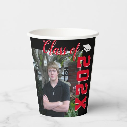 Leveringen van gepersonaliseerde jongens met oplei papieren bekers (Voorkant)