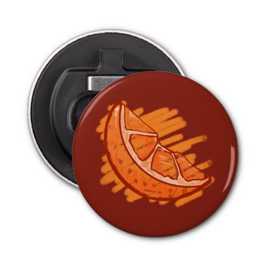 Leveringen van Oranje partijen Button Flesopener (Voorkant)