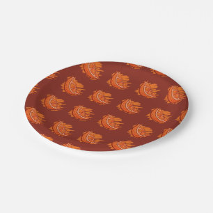 Leveringen van Oranje partijen Papieren Bordje