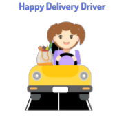 Leveringsdriver Happy Levering T-Shirt