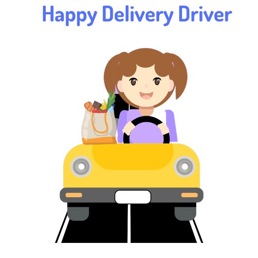 Leveringsdriver Happy Levering T-Shirt
