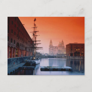 Leveringsgebouwen van Albert Dock Complex, Liverpo Briefkaart