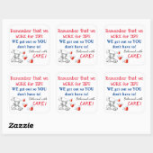 Leveringsherinnering stickers (wij werken voor tip (Vel)