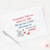 Leveringsherinnering stickers (wij werken voor tip (Envelop)