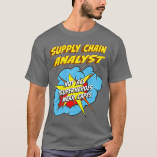 Leveringsketenanalist Funny Superheld Job Premium T-shirt