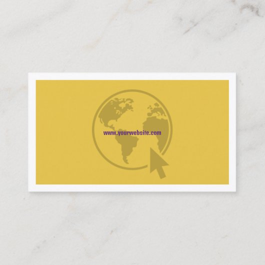 Leveringsservice | Koerier Visitekaartje (Achterkant)