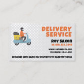 Leveringsservice | Koerier Visitekaartje (Voorkant)