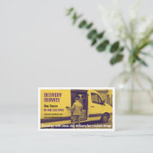 Leveringsservice | Koerier Visitekaartje (Staand voorkant)