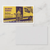 Leveringsservice | Koerier Visitekaartje (Voorkant / Achterkant)